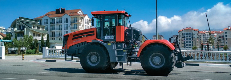 Тракторы «Кировец» показали на Международном зерновом раунде