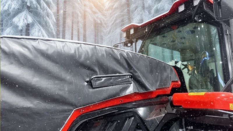 К-7М: Утеплитель капота.