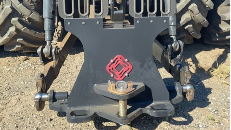 К-7М: Тягово-сцепное устройство ТСУ-3-В для установки на сельхознавеску категории 4.